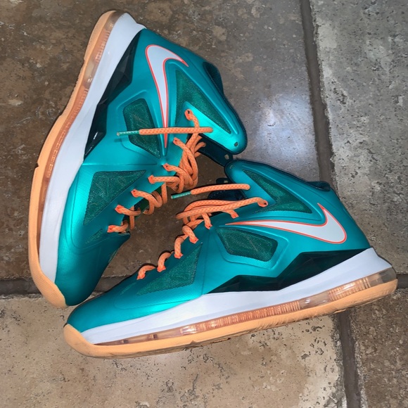 Nike Other - Nike Lebron 10 Miami Dolphin sneakers